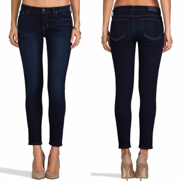 NEW Elizabeth and James Ozzy Dark Blue Demin Jeans - Picture 1 of 11